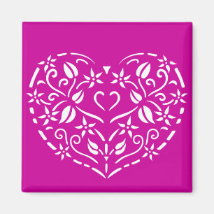 Filigree Heart Magneet