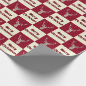 Filigree kerstrecensenten cadeaupapier (Hoek)