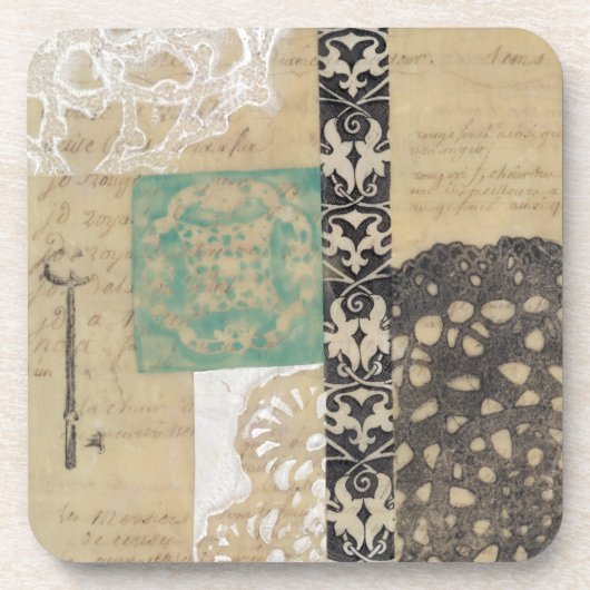 Filigree & Key II Bier Onderzetter (Voorkant)