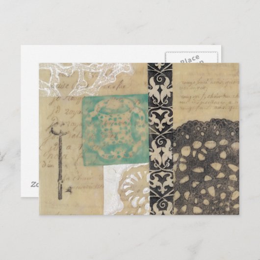 Filigree & Key II Briefkaart (Voorkant / Achterkant)