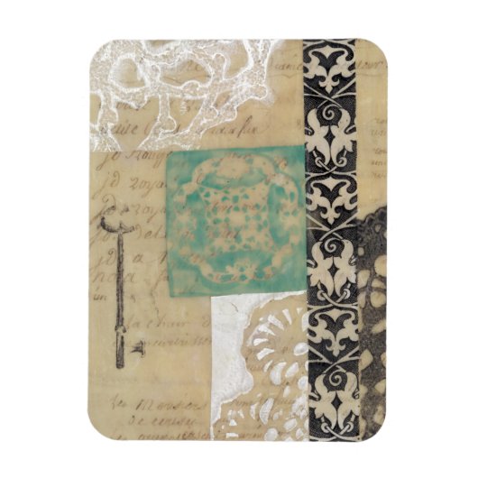 Filigree & Key II Magneet (Verticaal)
