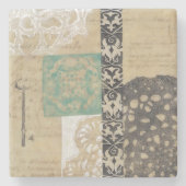 Filigree & Key II Stenen Onderzetter (Voorkant)