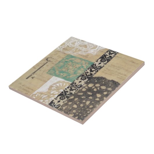 Filigree & Key II Tegeltje (Zijkant)