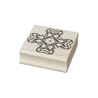 filigree kruisstempel rubberstempel
