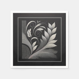 Filigree Leaf Frame Servet