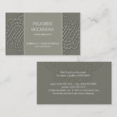 Filigree Misty Elegance Visitekaartje (Voorkant / Achterkant)