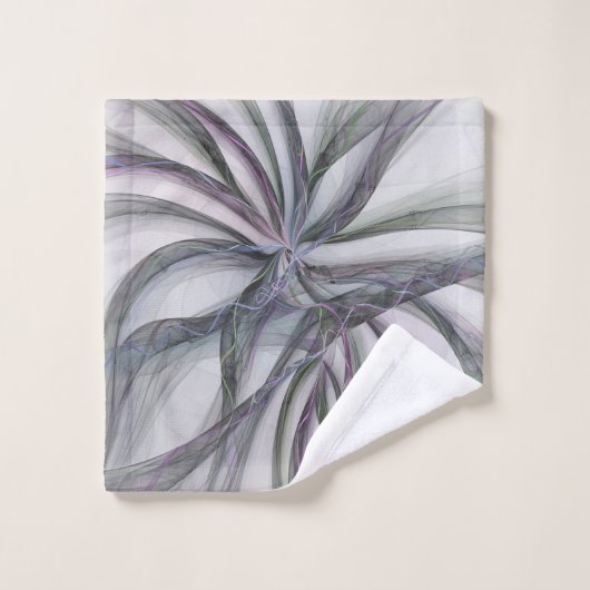 Filigree Motions Modern Abstract Swinging Fractal Bad Handdoek (Wasdoekje)