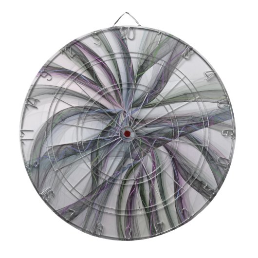 Filigree Motions Modern Abstract Swinging Fractal Dartbord (Voorkant)