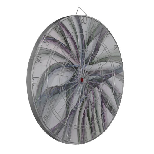 Filigree Motions Modern Abstract Swinging Fractal Dartbord (Voorkant Links)