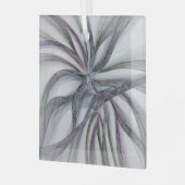 Filigree Motions Modern Abstract Swinging Fractal Glas Ornament (Voorkant links)