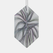 Filigree Motions Modern Abstract Swinging Fractal Glas Ornament (Voorkant Rechts)