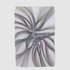 Filigree Motions Modern Abstract Swinging Fractal Golfhanddoek