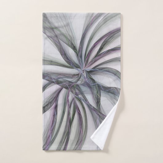 Filigree Motions Modern Abstract Swinging Fractal Handdoek (Handdoek)
