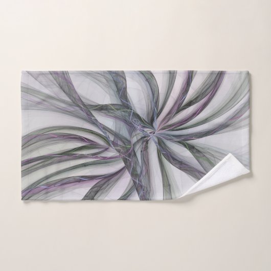 Filigree Motions Modern Abstract Swinging Fractal Handdoek (Handdoek)