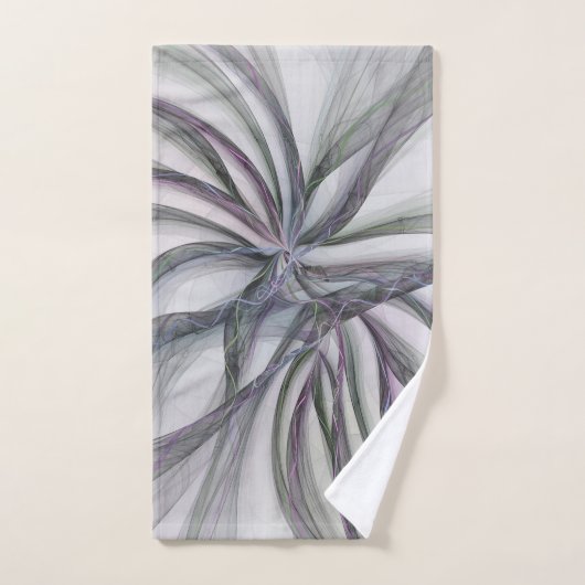 Filigree Motions Modern Abstract Swinging Fractal Handdoek (Handdoek)