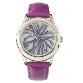 Filigree Motions Modern Abstract Swinging Fractal Horloge