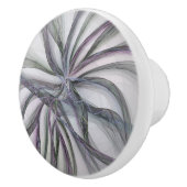 Filigree Motions Modern Abstract Swinging Fractal Keramische Knop (Rechts)