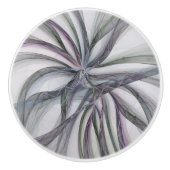 Filigree Motions Modern Abstract Swinging Fractal Keramische Knop (Voorkant)