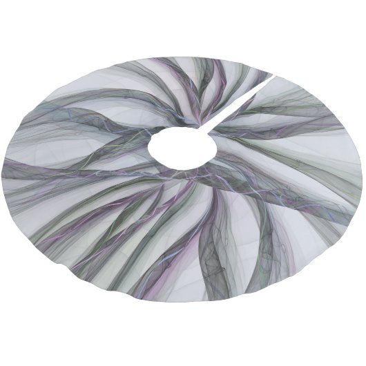 Filigree Motions Modern Abstract Swinging Fractal Kerstboom Rok (Gekanteld)