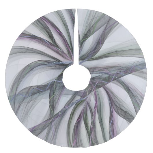 Filigree Motions Modern Abstract Swinging Fractal Kerstboom Rok (Voorkant)