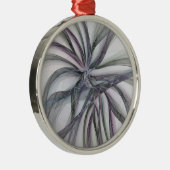 Filigree Motions Modern Abstract Swinging Fractal Metalen Ornament (Rechts)