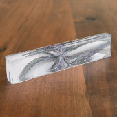 Filigree Motions Modern Abstract Swinging Fractal Naambordje (Zijkant)