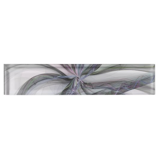 Filigree Motions Modern Abstract Swinging Fractal Naambordje (Voorkant)