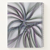 Filigree Motions Modern Abstract Swinging Fractal Notitieboek (Achterkant)