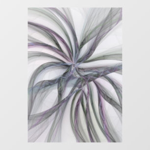 Filigree Motions Modern Abstract Swinging Fractal Raamsticker