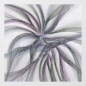 Filigree Motions Modern Abstract Swinging Fractal Raamsticker (Vel)