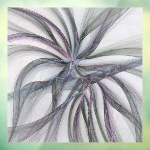Filigree Motions Modern Abstract Swinging Fractal Raamsticker