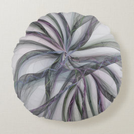 Filigree Motions Modern Abstract Swinging Fractal Rond Kussen