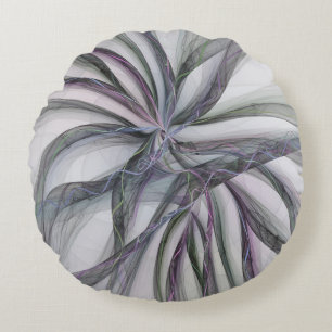 Filigree Motions Modern Abstract Swinging Fractal Rond Kussen