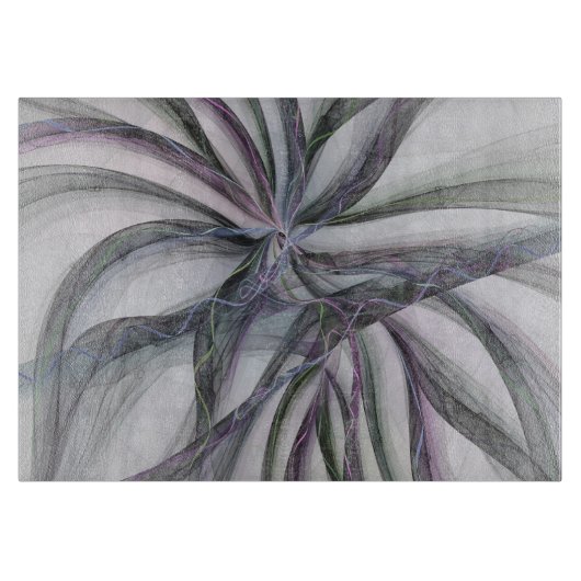 Filigree Motions Modern Abstract Swinging Fractal Snijplank (Voorkant)