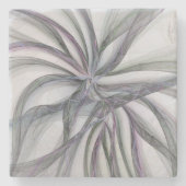 Filigree Motions Modern Abstract Swinging Fractal Stenen Onderzetter (Voorkant)