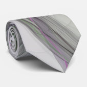 Filigree Motions Modern Abstract Swinging Fractal Stropdas (Opgerold)