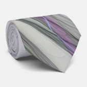 Filigree Motions Modern Abstract Swinging Fractal Stropdas (Opgerold)