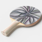 Filigree Motions Modern Abstract Swinging Fractal Tafeltennisbatje (Voorkant Gekanteld)