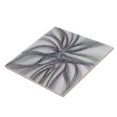 Filigree Motions Modern Abstract Swinging Fractal Tegeltje (Zijkant)
