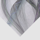 Filigree Motions Modern Abstract Swinging Fractal Tissuepapier (Detail)