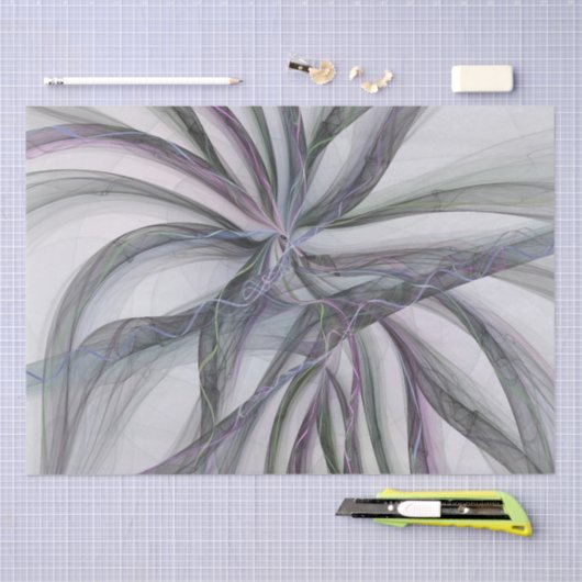 Filigree Motions Modern Abstract Swinging Fractal Tissuepapier (Craft)