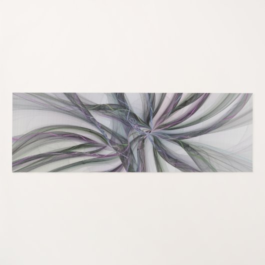 Filigree Motions Modern Abstract Swinging Fractal Yogamat (Voorkant (horizontaal))