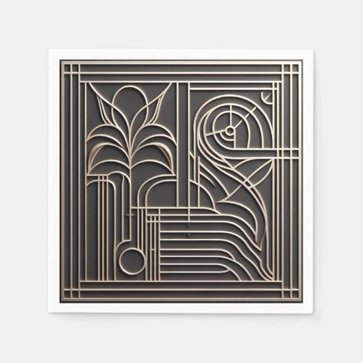 Filigree Nature Lines Servet (Voorkant)