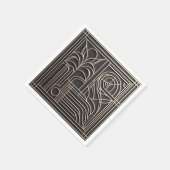 Filigree Nature Lines Servet (Hoek)