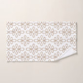 Filigree Pattern Stylish Elegant Bad Handdoek (Handdoek)