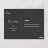 Filigree Sinaasappel Glows Autumn Herfst Briefkaart (Achterkant)