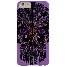 Filigree Skull in Shades of Paars Case-Mate iPhone 14 Hoesje
