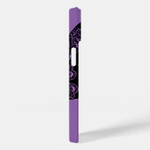 Filigree Skull in Shades of Paars Case-Mate iPhone Case (Achterkant / Rechts)