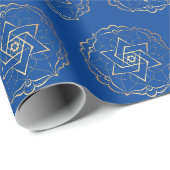 Filigree Star van David Wrapping Paper Cadeaupapier (Rol Hoek)