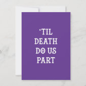 Filigree Sugar Skull Banner Sla de datum op 4.5x6. Save The Date (Achterkant)